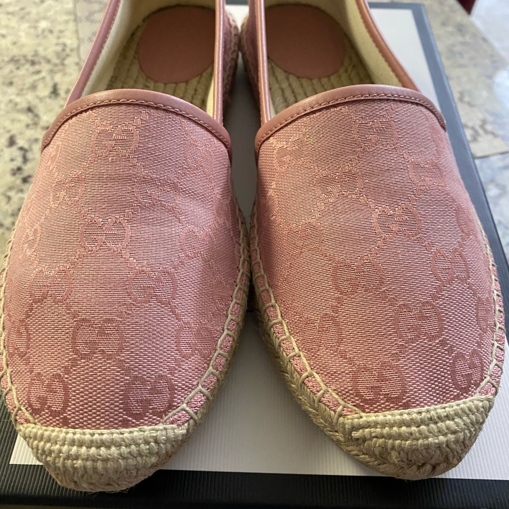 Gucci leather and cloth Esperadilles
